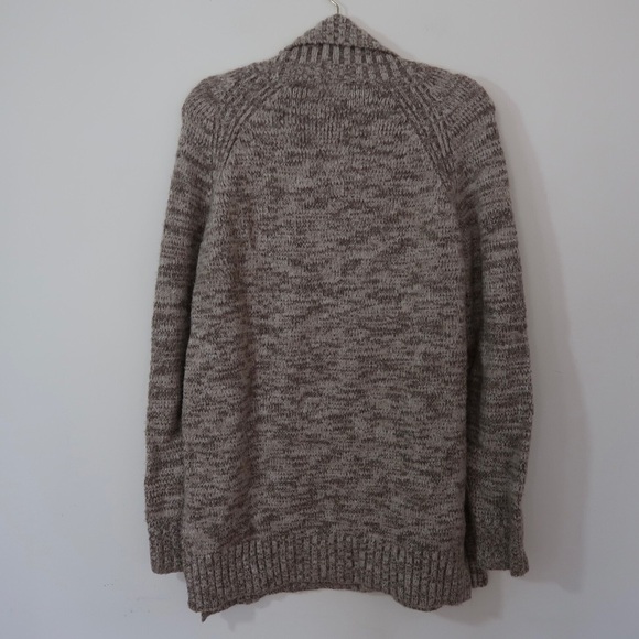 ZARA KNIT Beige Chunky Knit Turtleneck Sweater - Picture 5 of 7